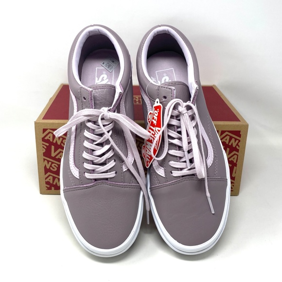VANS Old Skool Stacker Tumbled Violet Men’s Low Top Leather Platform VN0A4U159XY - Picture 8 of 11